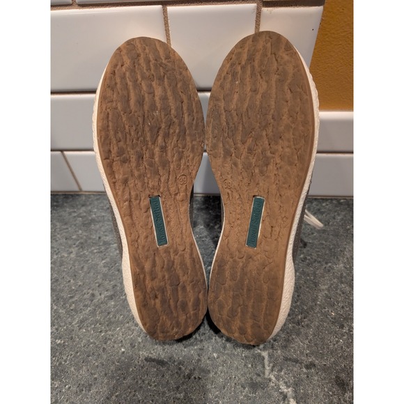 Josef Seibel Women's Gray Leather Perforated Lace Up Sneakers Size 39 - Picture 5 of 7